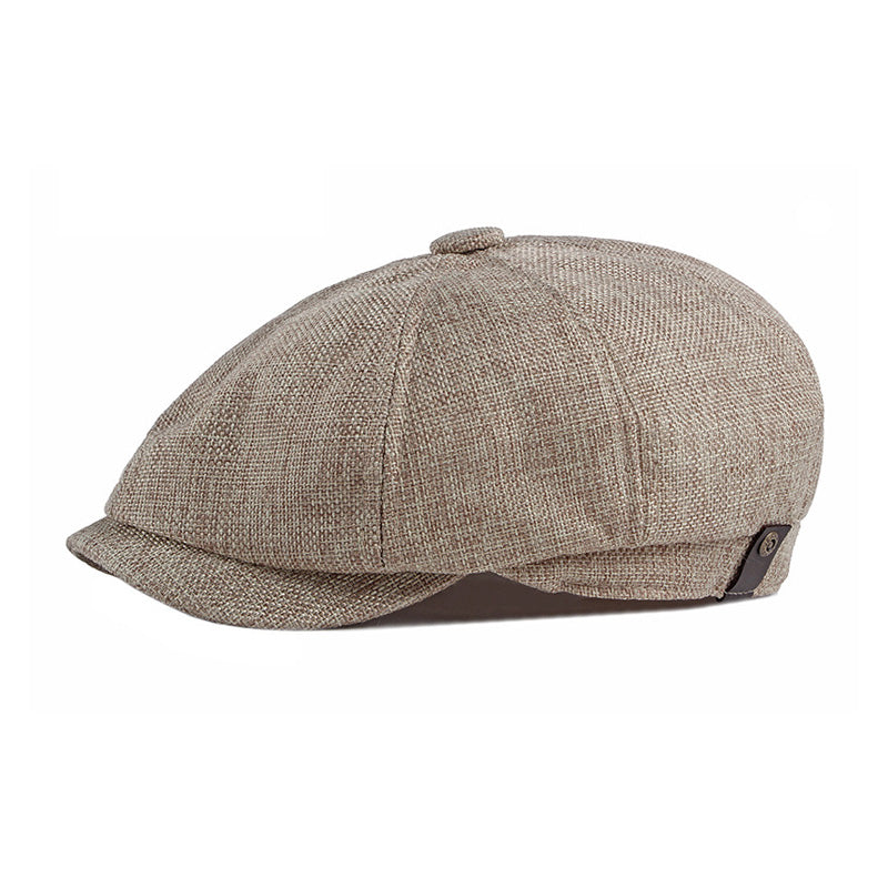 Men's Thin Breathable Retro Casual Beret 05351369M