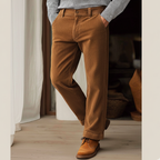 Men's Classic Business Corduroy Slim Fit Straight Leg Pants MTA0462K1U