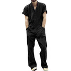 Men's Casual Multi-Pocket Cargo Jumpsuit Overall 32278228Y