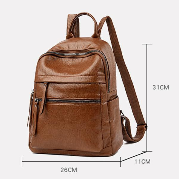 VINTAGE SOFT LEATHER BACKPACK  14956620X