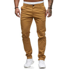 Men's Casual Solid Color Slim Fit Pants 43253681M