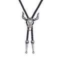 Vintage Skull Bull Head Western Necklace 16723943TO