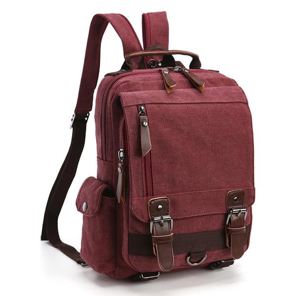 CASUAL CANVAS OUTDOOR TRAVEL BACKPACK 52963602M